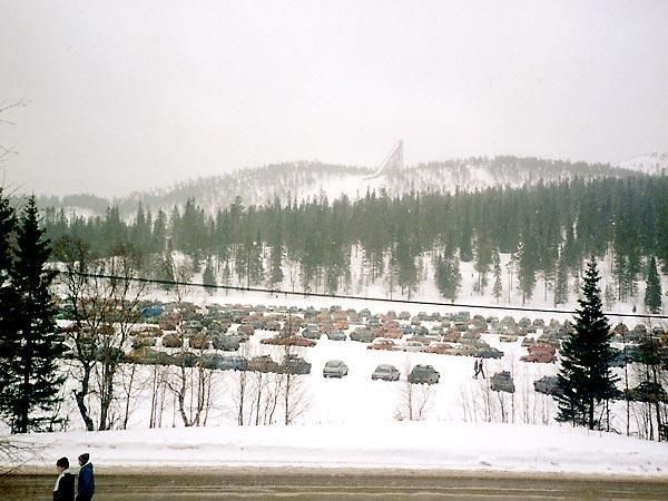 Ruka National Ski Competition on Lake Talvijärvi 1982