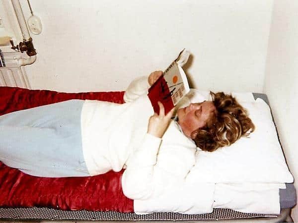 Having a rest in the room in 1964